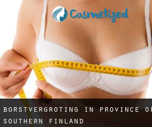 Borstvergroting in Province of Southern Finland