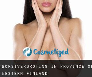 Borstvergroting in Province of Western Finland