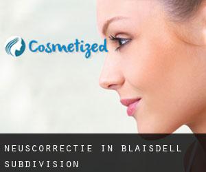 Neuscorrectie in Blaisdell Subdivision